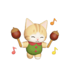 秋冬☆動くもっちり猫のスタンプ（個別スタンプ：4）