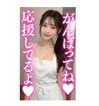 【BIG】エプロン姿の可愛い彼女スタンプ（個別スタンプ：3）