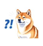 とりあえず返信する柴犬【文字無し】（個別スタンプ：4）