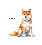 とりあえず返信する柴犬【文字無し】（個別スタンプ：15）