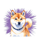 とりあえず返信する柴犬【文字無し】（個別スタンプ：16）