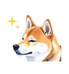 とりあえず返信する柴犬【文字無し】（個別スタンプ：18）