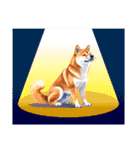 とりあえず返信する柴犬【文字無し】（個別スタンプ：22）