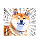 とりあえず返信する柴犬【文字無し】（個別スタンプ：27）