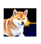 とりあえず返信する柴犬【文字無し】（個別スタンプ：33）