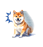 とりあえず返信する柴犬【文字無し】（個別スタンプ：36）