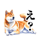 とりあえず返信する柴犬【文字少なめ】（個別スタンプ：18）