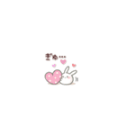 めっちゃちっちゃい♡もちうさスタンプ（個別スタンプ：37）