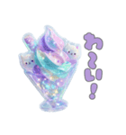 ぷっくりシール風ゆめかわスタンプ（個別スタンプ：19）