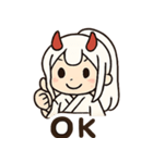 白鬼ハクラスタンプ第二弾（個別スタンプ：3）