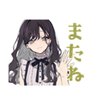 ボクっ娘リボン女子のデート誘い（個別スタンプ：3）