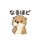 ラッコのほっこり日常スタンプ（個別スタンプ：5）