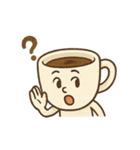 感情豊かなコーヒーカップ 1（個別スタンプ：1）