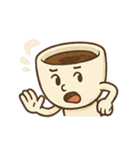 感情豊かなコーヒーカップ 1（個別スタンプ：3）
