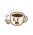 感情豊かなコーヒーカップ 1（個別スタンプ：6）