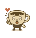 感情豊かなコーヒーカップ 1（個別スタンプ：9）
