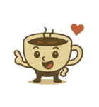 感情豊かなコーヒーカップ 1（個別スタンプ：10）