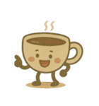 感情豊かなコーヒーカップ 1（個別スタンプ：22）