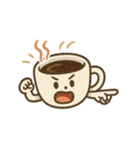 感情豊かなコーヒーカップ 1（個別スタンプ：25）