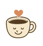 感情豊かなコーヒーカップ 1（個別スタンプ：36）