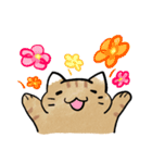 丁寧！白へそ猫（個別スタンプ：21）