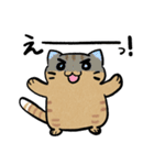 丁寧！白へそ猫（個別スタンプ：33）