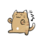 丁寧！白へそ猫（個別スタンプ：38）