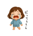 ヘアバンドボブの可愛い女の子。（個別スタンプ：29）
