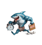 爆萌サメボクサー登場,（個別スタンプ：11）