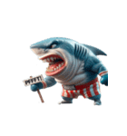 爆萌サメボクサー登場,（個別スタンプ：21）