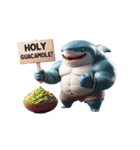 爆萌サメボクサー登場,（個別スタンプ：30）