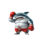 爆萌サメボクサー登場,（個別スタンプ：31）