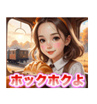 ハロウィンパン列車（個別スタンプ：15）