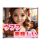 ハロウィンパン列車（個別スタンプ：18）