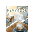 猫とカフェと日常---Cat and Café---（個別スタンプ：24）