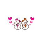 動く★雪だるまスタンプ5【超ちいさい】（個別スタンプ：6）