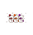 動く★雪だるまスタンプ5【超ちいさい】（個別スタンプ：7）