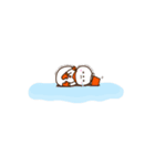 動く★雪だるまスタンプ5【超ちいさい】（個別スタンプ：8）