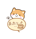 まめシバ☆吹き出し（個別スタンプ：18）