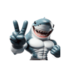 ボクシングサメの日常メルトダウンショー,（個別スタンプ：7）