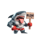 ボクシングサメの日常メルトダウンショー,（個別スタンプ：10）