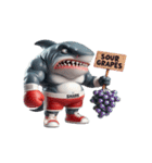 ボクシングサメの日常メルトダウンショー,（個別スタンプ：14）