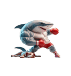 ボクシングサメの日常メルトダウンショー,（個別スタンプ：16）