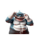 ボクシングサメの日常メルトダウンショー,（個別スタンプ：18）