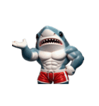 ボクシングサメの日常メルトダウンショー,（個別スタンプ：19）