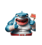 ボクシングサメの日常メルトダウンショー,（個別スタンプ：21）