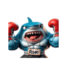 ボクシングサメの日常メルトダウンショー,（個別スタンプ：27）