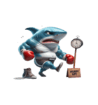 ボクシングサメの日常メルトダウンショー,（個別スタンプ：29）