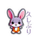 カラフルうさぎの日常（個別スタンプ：19）