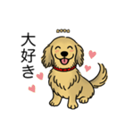 名前入りダックスシェーデッドイエロー（個別スタンプ：18）